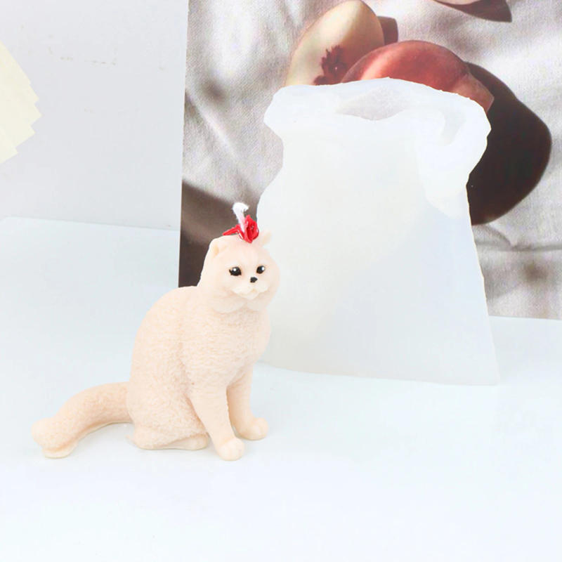 Description Picture 6 of item3D Poodle Puppy Scented Candle Silicone Mold Cute Dog Cat Soap Resin Plaster Ice Cube Mould Candle Making Kit Home Decor Gifts