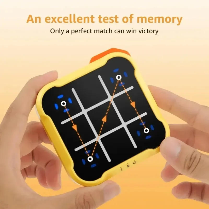 Description Picture 5 of itemMultifunctional Electronic Tic-Tac-Toe Board Board Games Montessori Puzzle Table Game Chess Chess Set Portable For Adults Kids