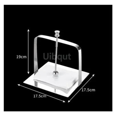 Description Picture 4 of itemStainless Steel Tissue Napkin Paper Serviette Dispenser Table Paper Towel Holder Kitchen tissue box Home Restaurant Party Decor