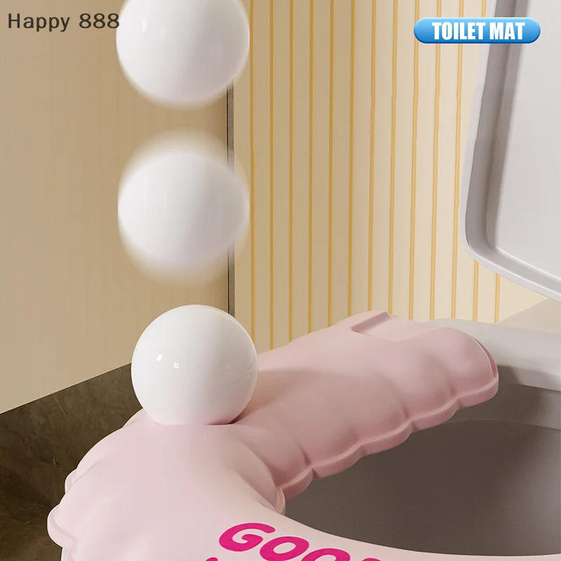 Description Picture 6 of itemUniversal Waterproof No-rinse Half-size Toilet Seat Cover – Enhanced Thickness, Decorative Adhesive Design For All Seasons