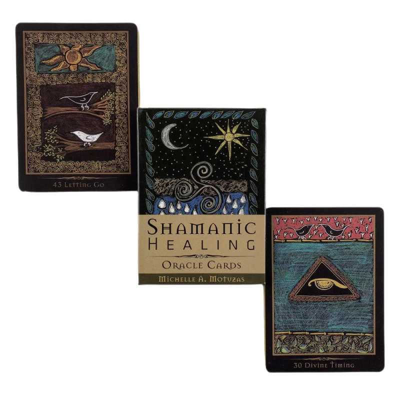 Description Picture 5 of itemShamanic Healing Oracle Cards Deck Tarot Family Party Prophecy Divination Board Game Party Playing Poker Paper