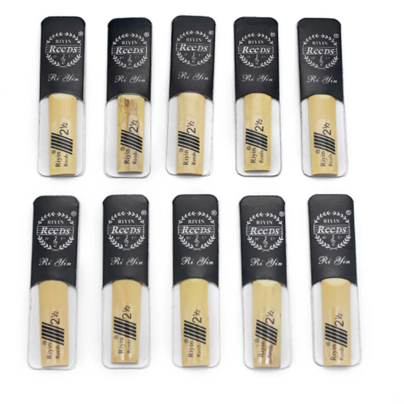 Description Picture 3 of item10Pcs Bb Clarinet Reeds Strength 2 2.5 3 Instrument Clarinet Accessorie High Quality Reed Gift Musical Accessories Flexible