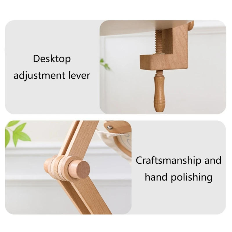 Description Picture 4 of itemDesk Adjustable Embroidery Hoop Stand Stitching Stand Embroidery Frame Stand