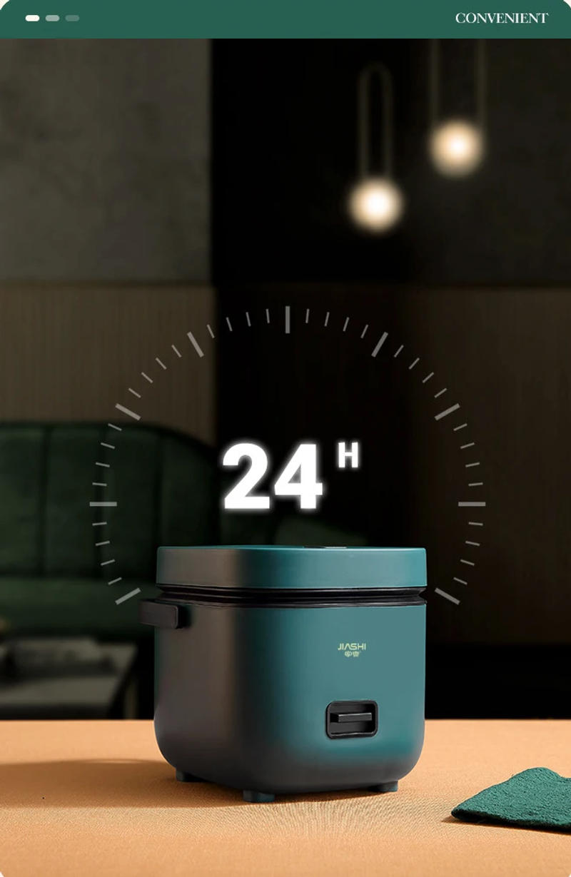 Description Picture 4 of itemNew High-Quality Efficient and Versatile Compact Mini Multicooker - Convenient Smart 1.2L Rice Cooker with Non-Stick Coating for