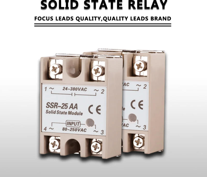 Description Picture 3 of itemRelay Solid State Ssr Rele 220V Module Modulo Voltage Smart 24V Relè Switch Contactor Reley Heatsink 40 10A 40A Din 25A Ssd 40Aa