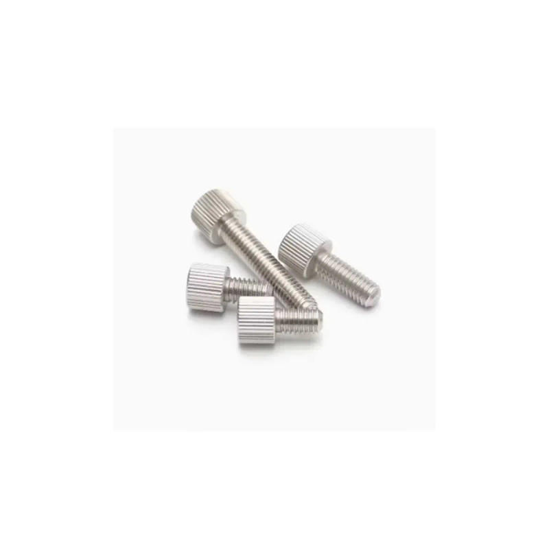 Description Picture 6 of item304 Stainless Steel Round Hand Screw/Single Head Knurled Flat Head Bolt M2M2.5M3M4M5M6