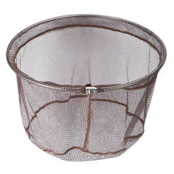 Fishing Landing Net Quick Dry Landing Net Mesh Bag Portable Dip Net 40cm 5mm Fly Fishing Hand Net Brail Head Fishing Accessories