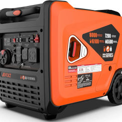 Dual Fuel Portable Inverter Generator Super Quiet Gas Propane Powered Electric Start Outdoor Generator for Home Back Up