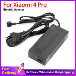 Battery Charger for Xiaomi Electric Scooter 4 Pro 4 E-Scooter Kickscooter 42V 2A Battery Chargering Power Replacement Accessorie