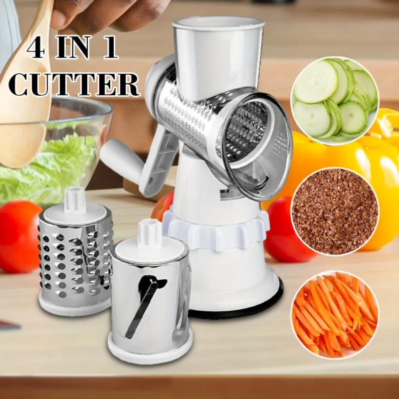 Description Picture 2 of itemVegetable Cutter & Cheese Grater - Rotary Slicer, Potato Shredder, Fruit Chopper for Easy Cooking!