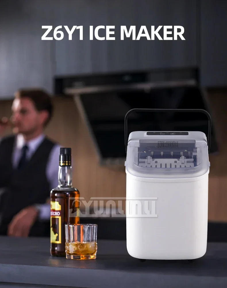 Description Picture 2 of itemCommercial Countertop Ice Maker Machine,Auto-Cleaning Portable Ice Maker,Kitchen Appliance