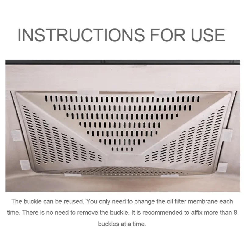 Description Picture 5 of item50cm*10M Range Hood Filter Paper Disposable Non-woven Oil-proof Cotton Filter Paper Suitable for Extractor Hoods Durable Magnets