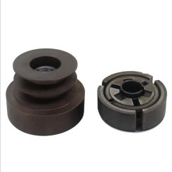 Double groove belt clutch pulley for 188F 190F GX390 GX420 engine shaft