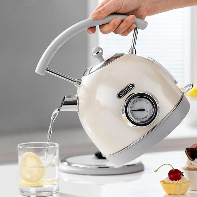 Description Picture 3 of item220V-240V Electric Water Kettle 1.8L 1800W 304 Stainless Steel With Thermometer Electric Boiling Coffee Tea Pot