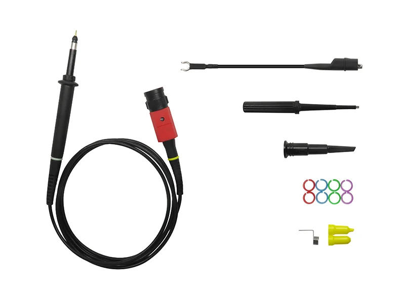 Description Picture 2 of itemP4100  P6100 Standard High Voltage BNC Oscilloscope Probe 2000Vpp 100MHz 100:1 Scope Analyzer Alligator Clip 1X 10X 100X