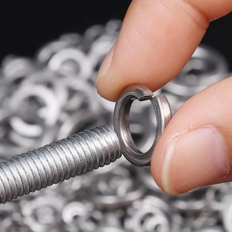 Description Picture 6 of itemM2 M2.5 M3 M4 M5 M6 M8 M10 Stainless Steel Spring Lock Washers Metal O Rings Flat Gaskets Set Fasteners Hardware Assortment Kits