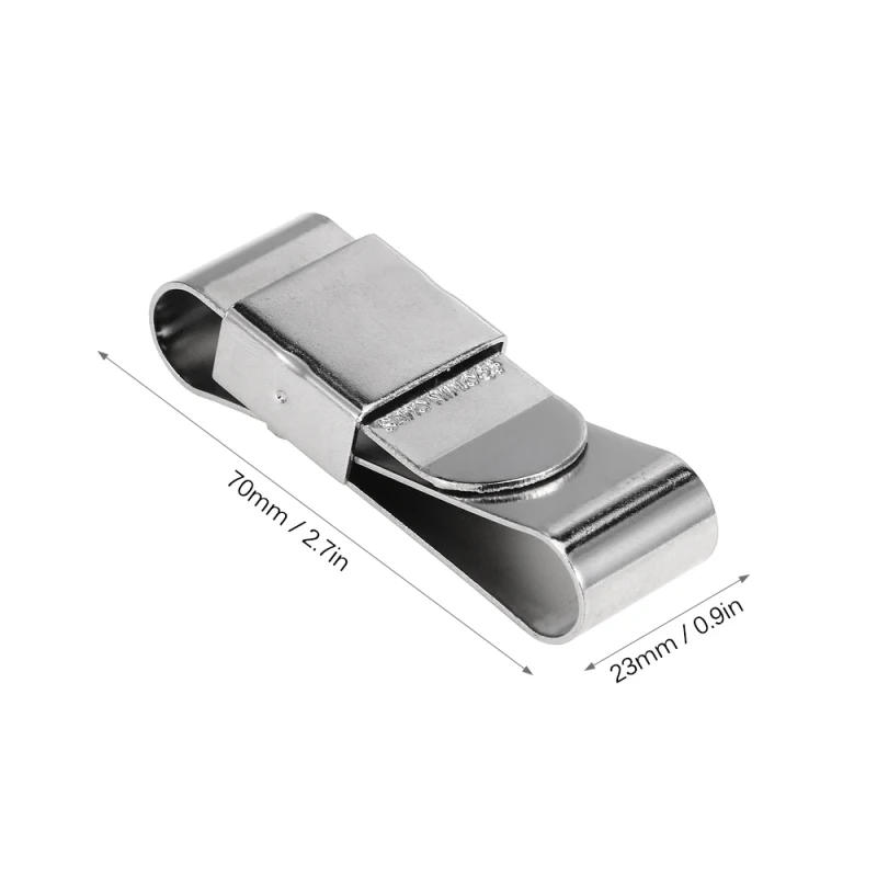 Description Picture 5 of itemStainless Steel Cue Chalk Clip Snooker Billiards Chalk Holder Pool Cue Magnetic Chalk Holder with Clip