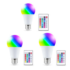 Smart Light Bulb 16 Color RGB Magic LED Spot Lamp Night Lamp with Remote Control