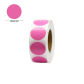 empty pink round