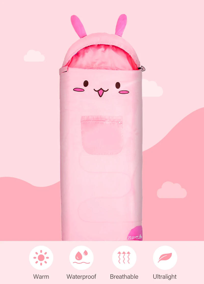 Description Picture 2 of itemBSWolf Children Cartoon Blanket Camping Sleeping Bag for Children Birthday Gifts Thick 1PC Bedspread On The Bed Animals Sleep