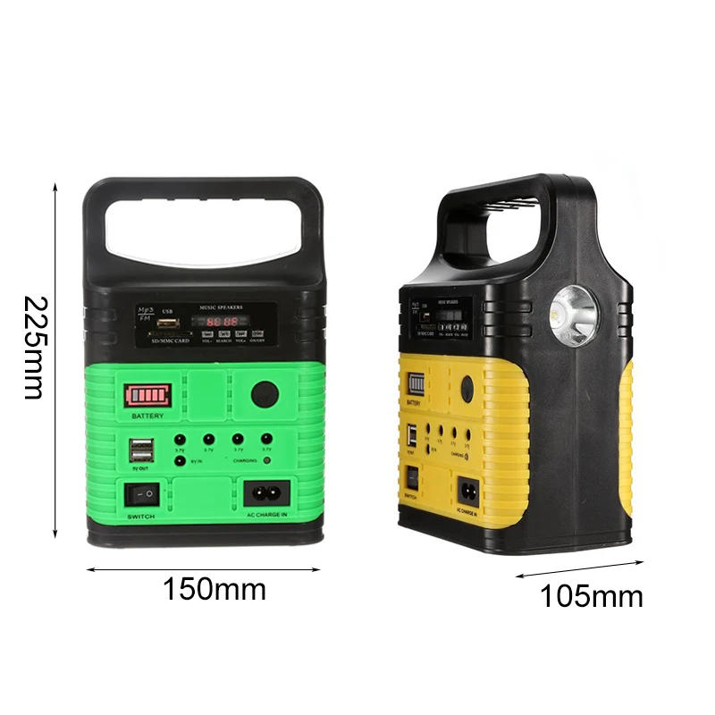 Description Picture 4 of itemPortable Solar Generator with 3 Bulbs Radio Outdoor Solar Power Panel Camping Kit LED Emergency Lighting with Remote Control