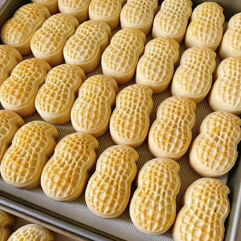 Description Picture 5 of item30g 50g 75g Mini Peanut Shape Moon Cake Mold Cookie Cutter Frame Creative Cake Crisp Pastry Dessert Baking Accessories Gadgets