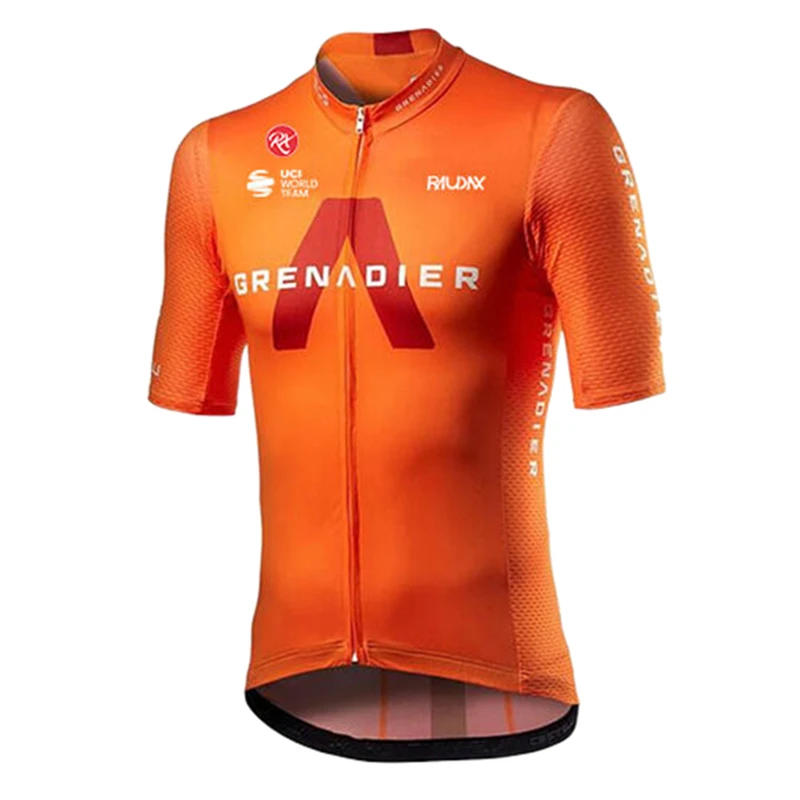 Description Picture 4 of item204 Ineos Grenadier Cycling Jersey Set  Short Sleeve Breathable Mountain Racing Bike Uniform Bib Shorts Summer Bicycle Clothing
