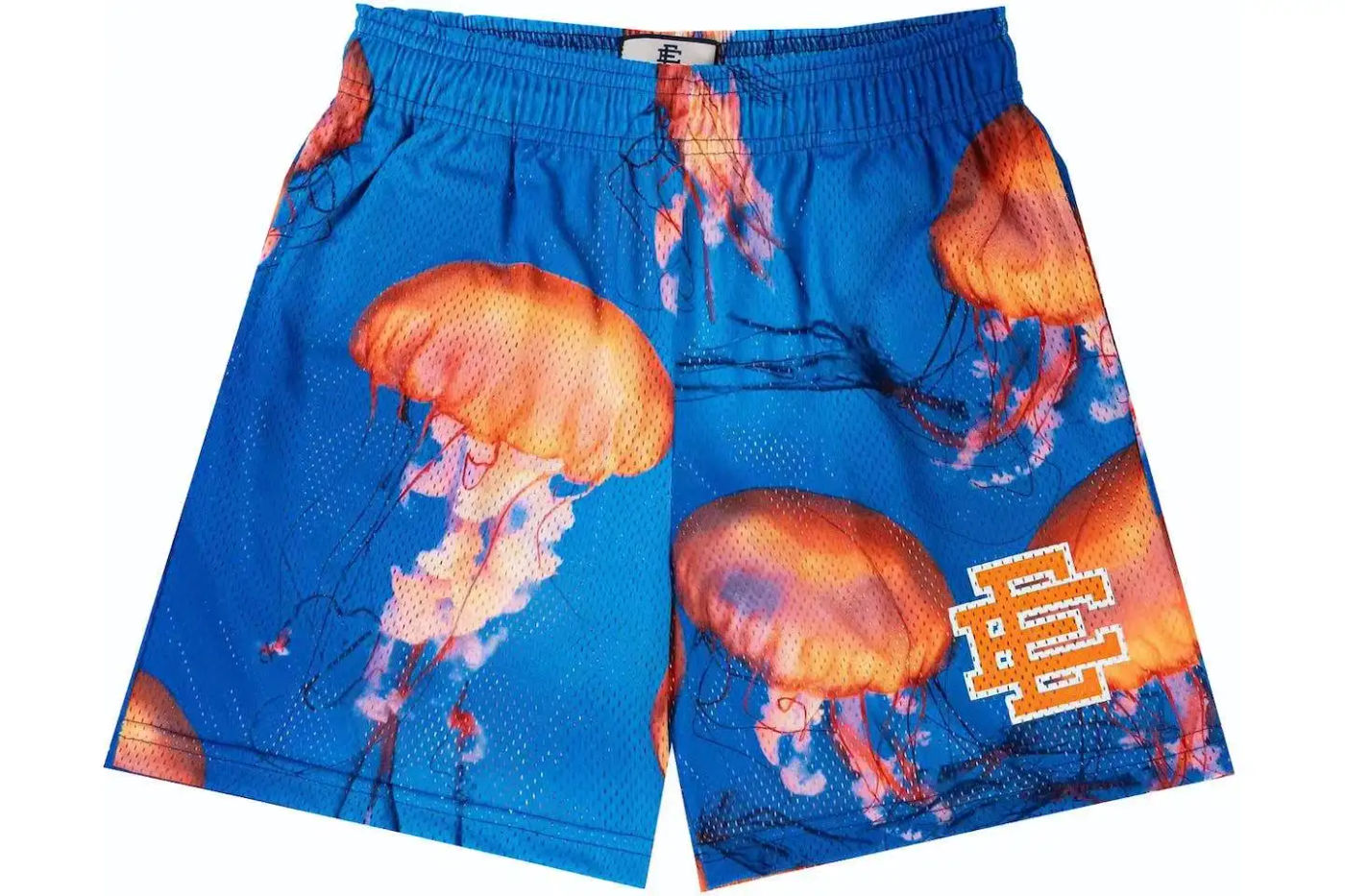 Description Picture 3 of itemNew Summer Eric Emanuel EE Basic Mesh Short Classic Floral Printed Gym Shorts Men's Gym Basketball Sports Beach Shorts