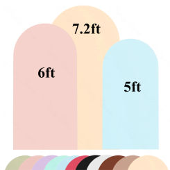 Arch Backdrop Cover Thicked Double Sided Fabric Spandex Chiara Arch Stand Cover for Wedding Birthday Party Backdround Decoration