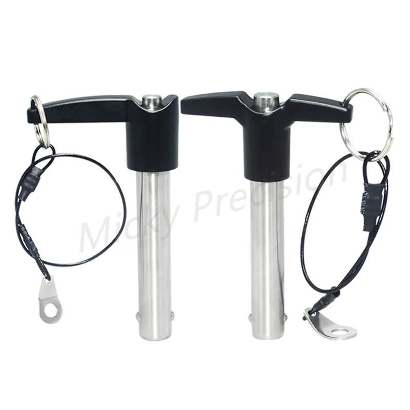 Description Picture 5 of itemStock Ball lock pin T-handle Quick release pin quick insertion pin safety pin Stainless steel  diameter 5-20mm length 10-100