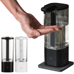 550ml Touchless Liquid Soap Dispenser with Infrared Sensor Electric Sanitizer Dispenser Smart Distance Sensing for Home Office