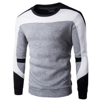 Color Block Pullover Sweatshirt for Men Casual Crewneck Top Long Sleeve Sweatshirt Suitable for Spring Autumn Winter Seasons