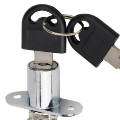 Cabinet Door Home Improvement Aluminium Alloy Door Drawer Lock Lock Cylinder Beautiful Processing Bright Chrome