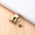 Metal Home Use Double Ball Roller Catches Cupboard Cabinet Door Latch Hardware Copper Smooth Tight Grip Action