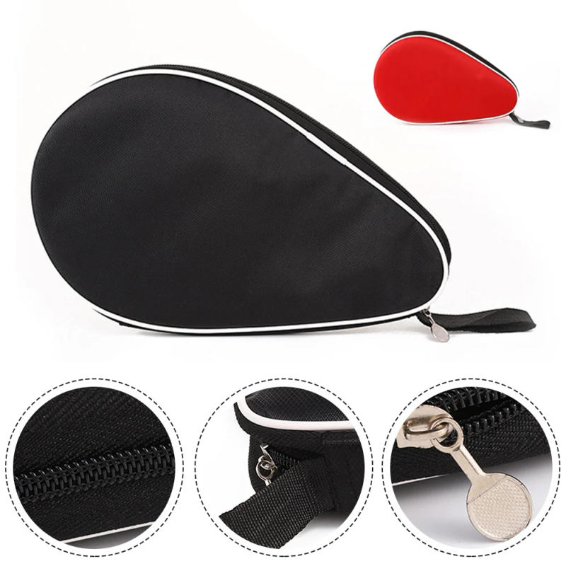 Description Picture 3 of itemBag Table Tennis Racket Dustproof Storage Bag Gourd Type Paddles Case Oxford Cloth Portable Rackets Cover High Quality Practical