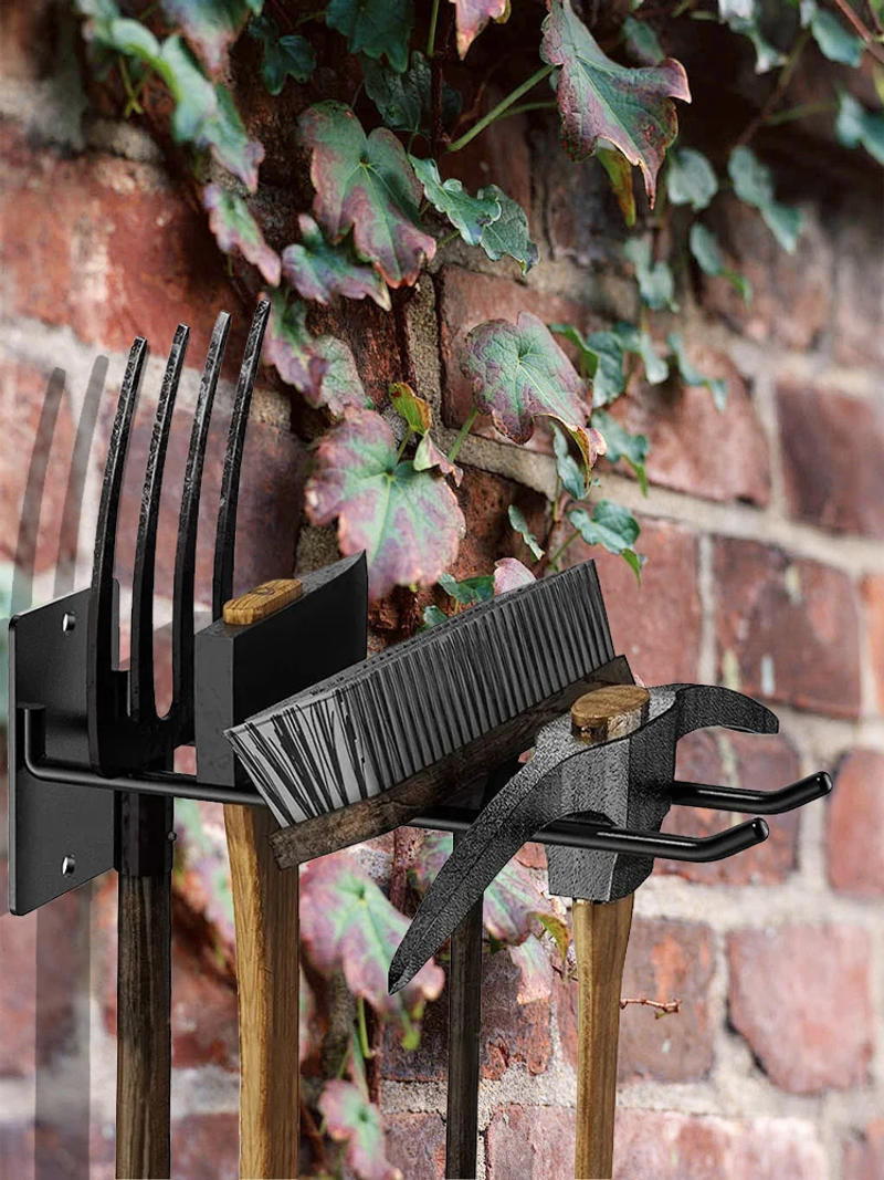 Description Picture 4 of itemTool Storage System Hooks Wall Holder Garage Storage Multi-Purposes Garden Tool Organizer For Warehouse Garage Wall Hook