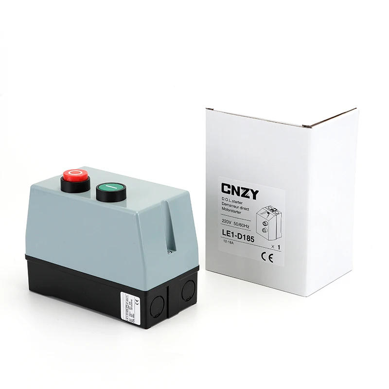 Description Picture 5 of itemMagnetic Starter LE1-D18 220V 50/60HZ 4KW/5PH Plastic Housing Motor Starting Switch QCX2(LE1)-12A Motor Protector 12-18A
