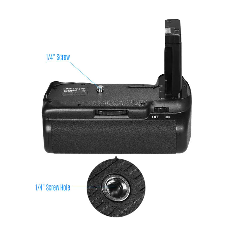 Description Picture 3 of itemD5600 Battery Grip with Infrared Remote Control for Nikon D5600 Vertical Battery Grip