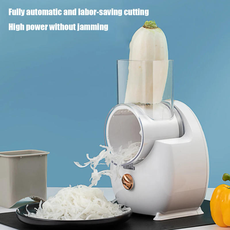 Description Picture 6 of item3-in-1 Electric Vegetable Cutter Household Gadgets Multifunctional Potato Shredder Carrot Cheese Rechargeable Home Cooking Tool