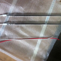 220V U-shaped Spiral Carbon Fiber Heating Tube, Bath Heater Replacement Heating Tube Accessory for Baking Oven  Electric Heater