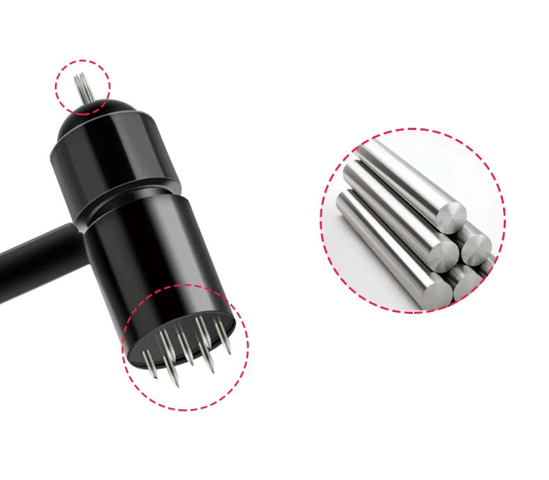 Description Picture 6 of itemTAIHE Acupuncture Needle Hammer Double Head Skin Seven Star Plum Blossom Hammer Sterile Acupuncture Head MASSAG NEEDL Cupping