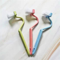 1PC Bathroom Accessories Small Cleaning Brush Long Handle No Blind Spots For Toilet WC V Shape Toilet Paper Holder Arc S Type