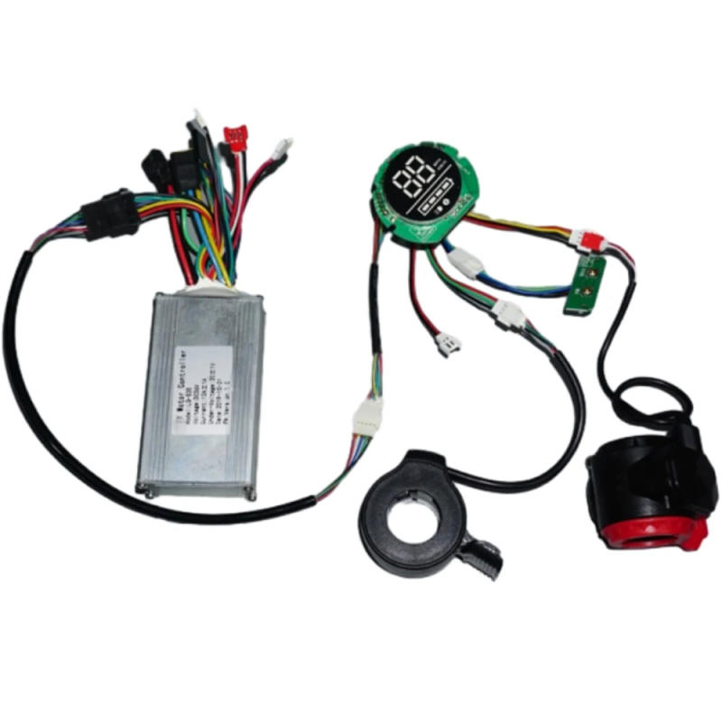 Description Picture 3 of item36V 350W 12A Electric Brushless Controller 8.5 Inch Brushless Motor Electric Scooter Controller with Instrument and Brake Set