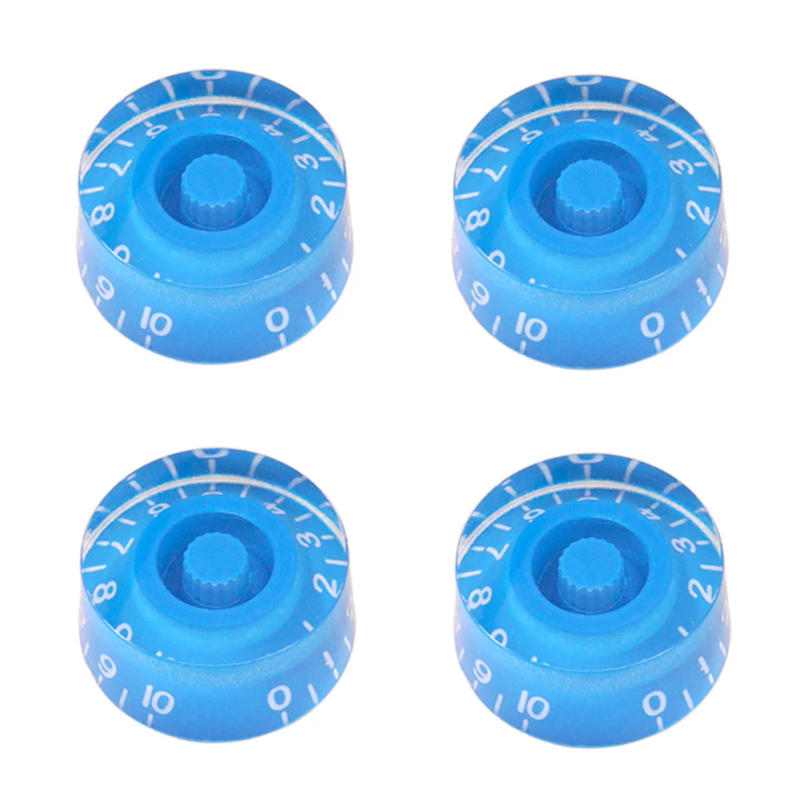 Description Picture 3 of item4pcs Speed Control Guitar Knobs Multi Color LP Electric Guitar Volume Tone Knob Top Hat Musical Instruments Guitars Parts