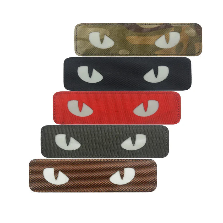 Description Picture 5 of itemLittle Monsters Cat's Eye Demon's Eye IR Reflective Morale Badge Magic Sticker Glow-in-the-Dark Armband Outdoor Pack  Sticker