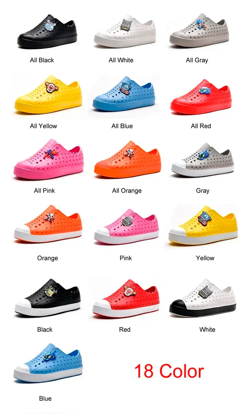 Description Picture 5 of itemKids Shoes Boys Shoes Summer Children Cave Shoe EVA Lightweight Slip-On Boys Girls Unisex Kids Sports Sandals Beach Shoe