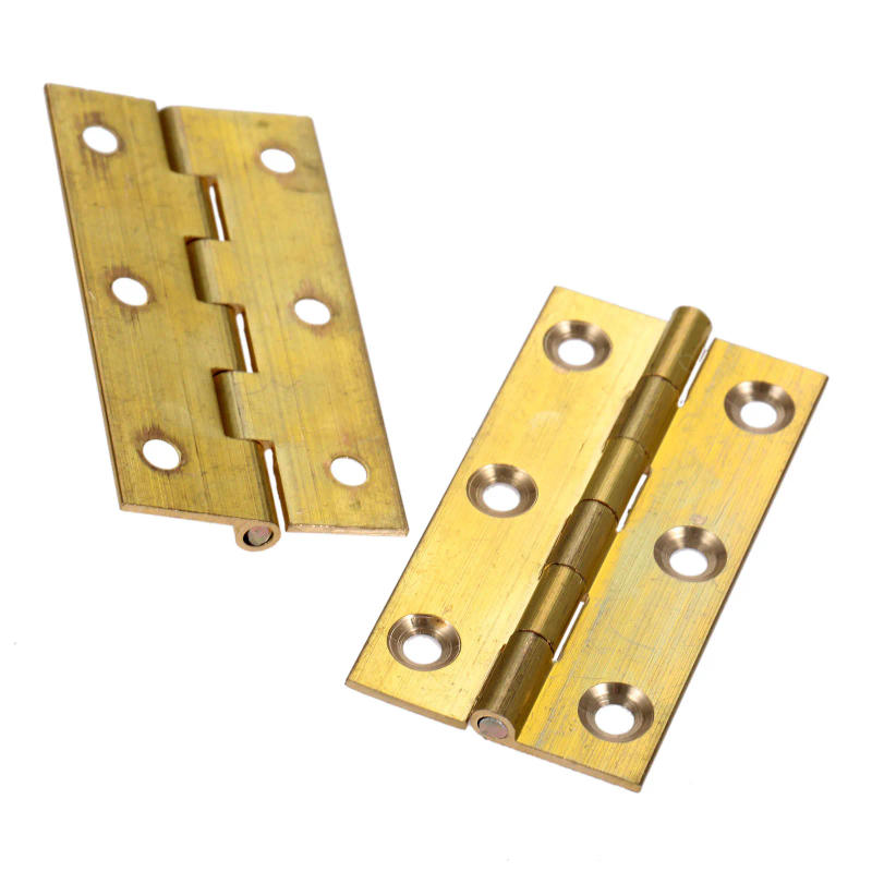 Description Picture 4 of itemDRELD 2 Pcs Brass Decorative Cabinet Hinge for Furniture Fittings 1/1.5/2/2.5 inch Wood Jewelry Box Hinge with Screws Home Decor