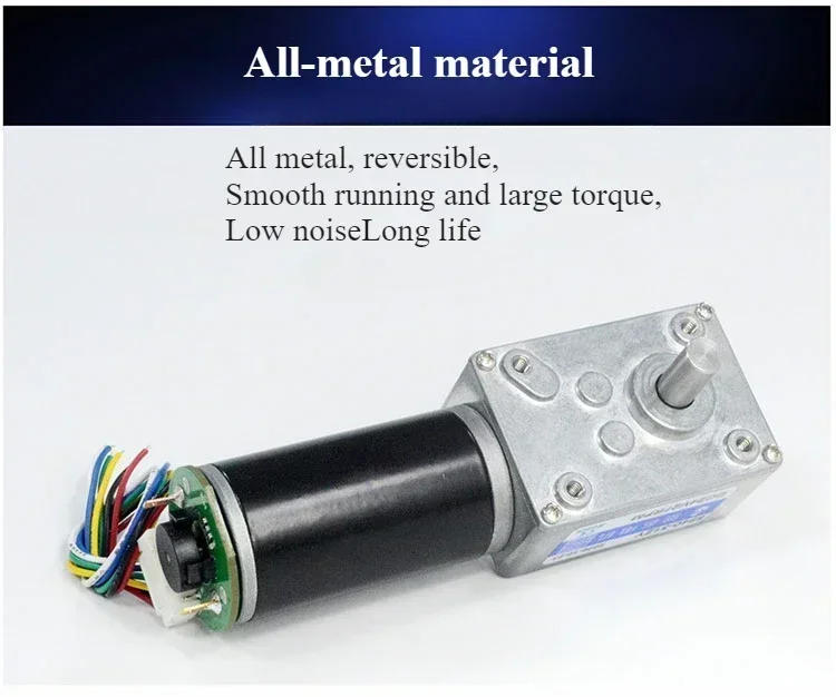 Description Picture 6 of item5840-31ZY Scroll Hall Encoder Geared Motor 12V 24V Hanger Motor Metal Gear Forward Reverse