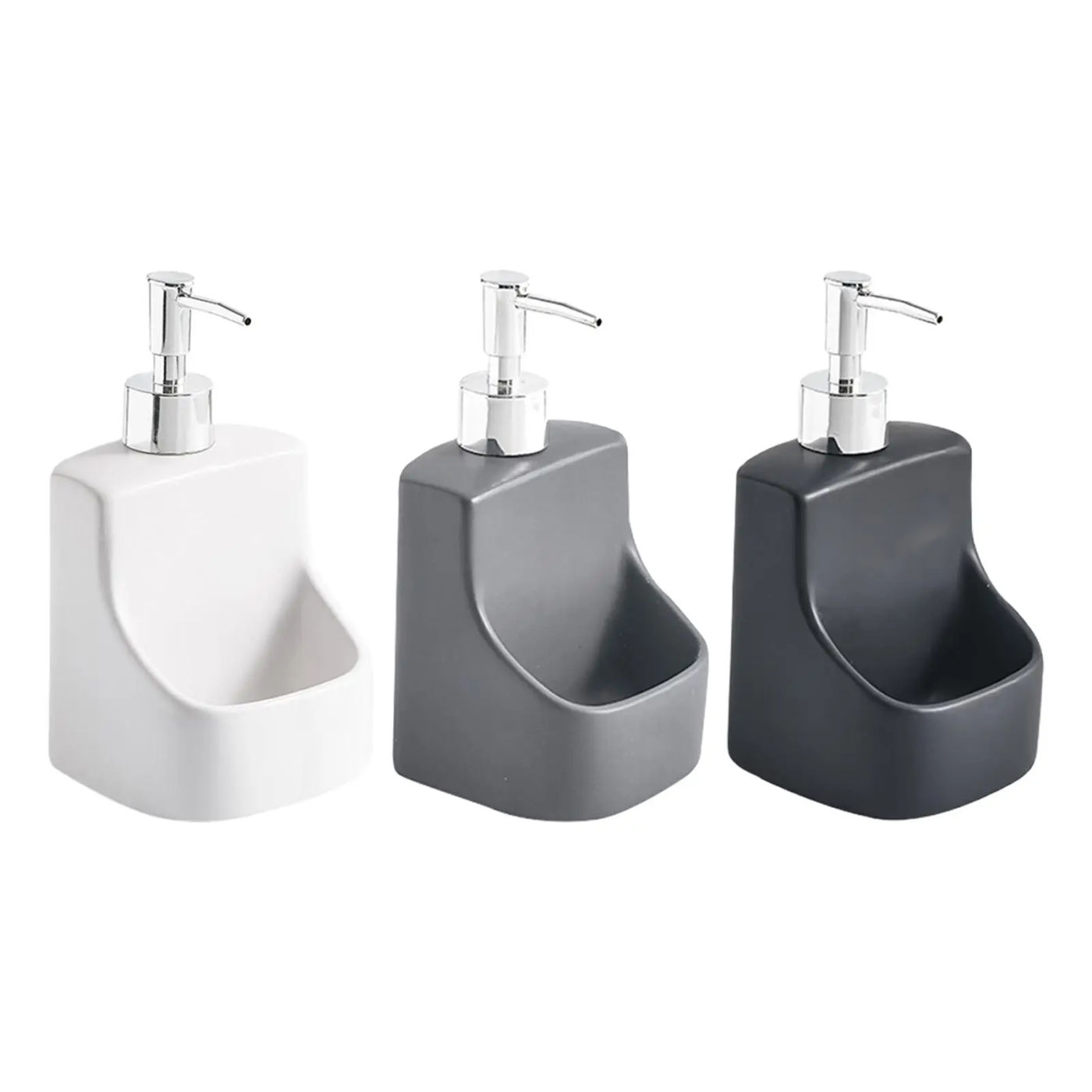 Description Picture 2 of itemEmpty Hand Soap Dispenser with Pump Storage Jar for Bathroom Liquid Soap