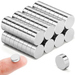 8x3mm Mini Rare Earth Magnet Tiny Strong Neodymium Disc Magnets for Whiteboard, Fridge, Office, Hobbies, and Button Magnets